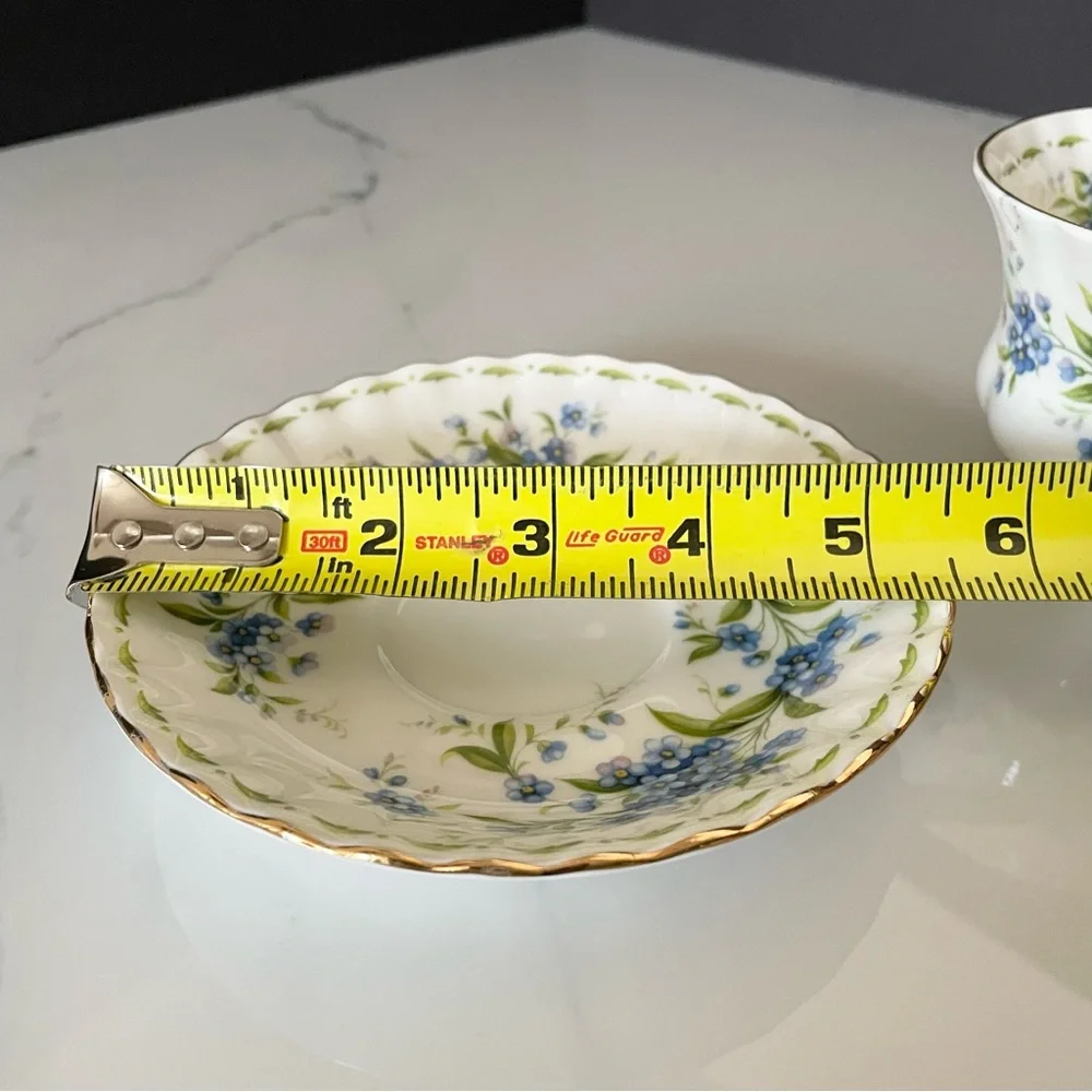 July Forget-Me-Not Cup & Saucer by Royal Albert